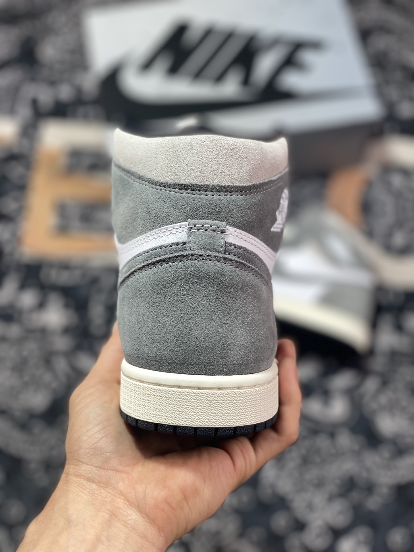 320 东莞大厂出品 Air Jordan 1 High ”Washed Heritage” 水洗灰 DZ5485-051