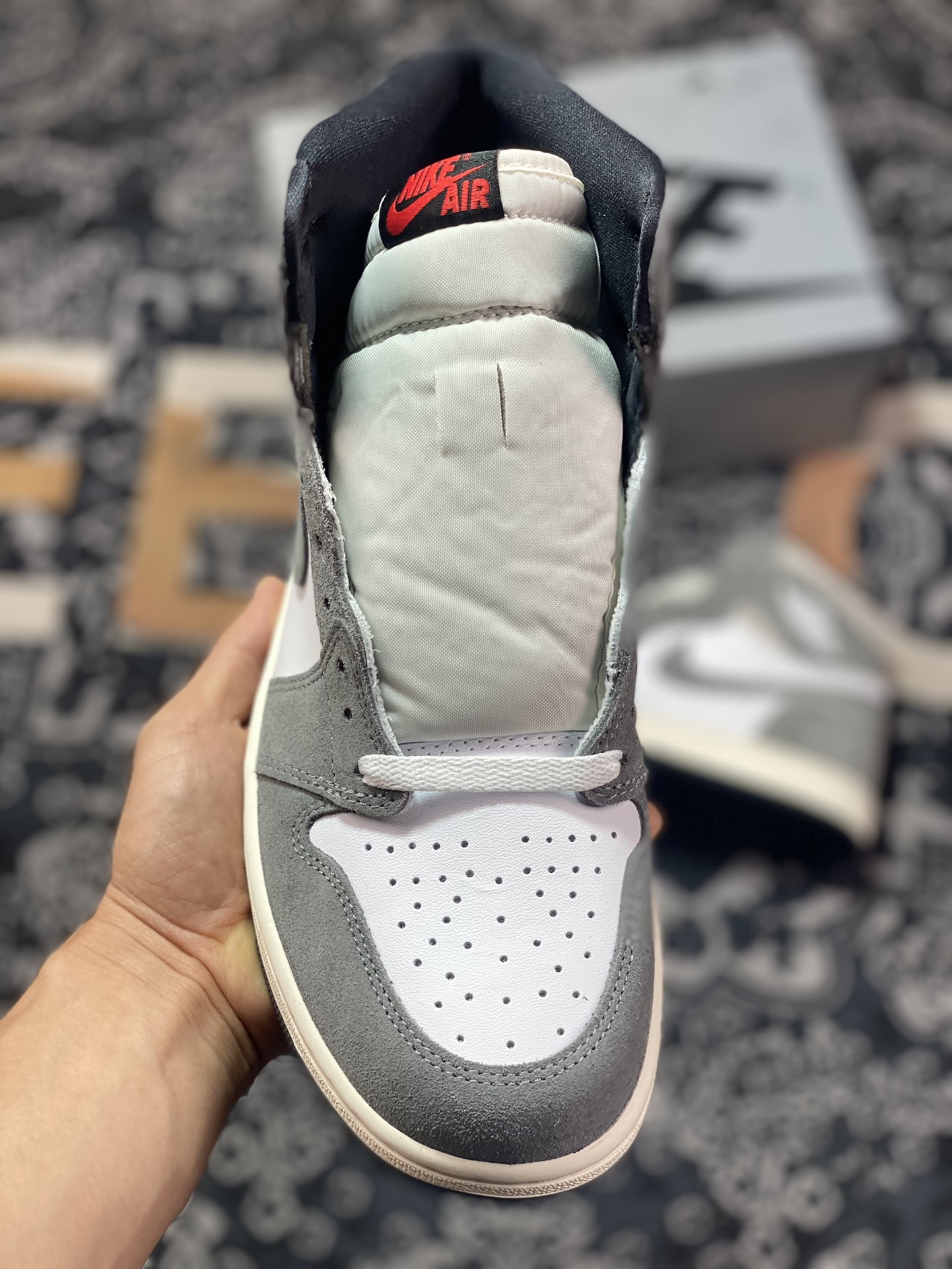 320 东莞大厂出品 Air Jordan 1 High ”Washed Heritage” 水洗灰 DZ5485-051