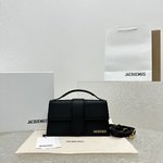 Jacquemus Crossbody & Shoulder Bags Black Gold Chamois Fall/Winter Collection Mini