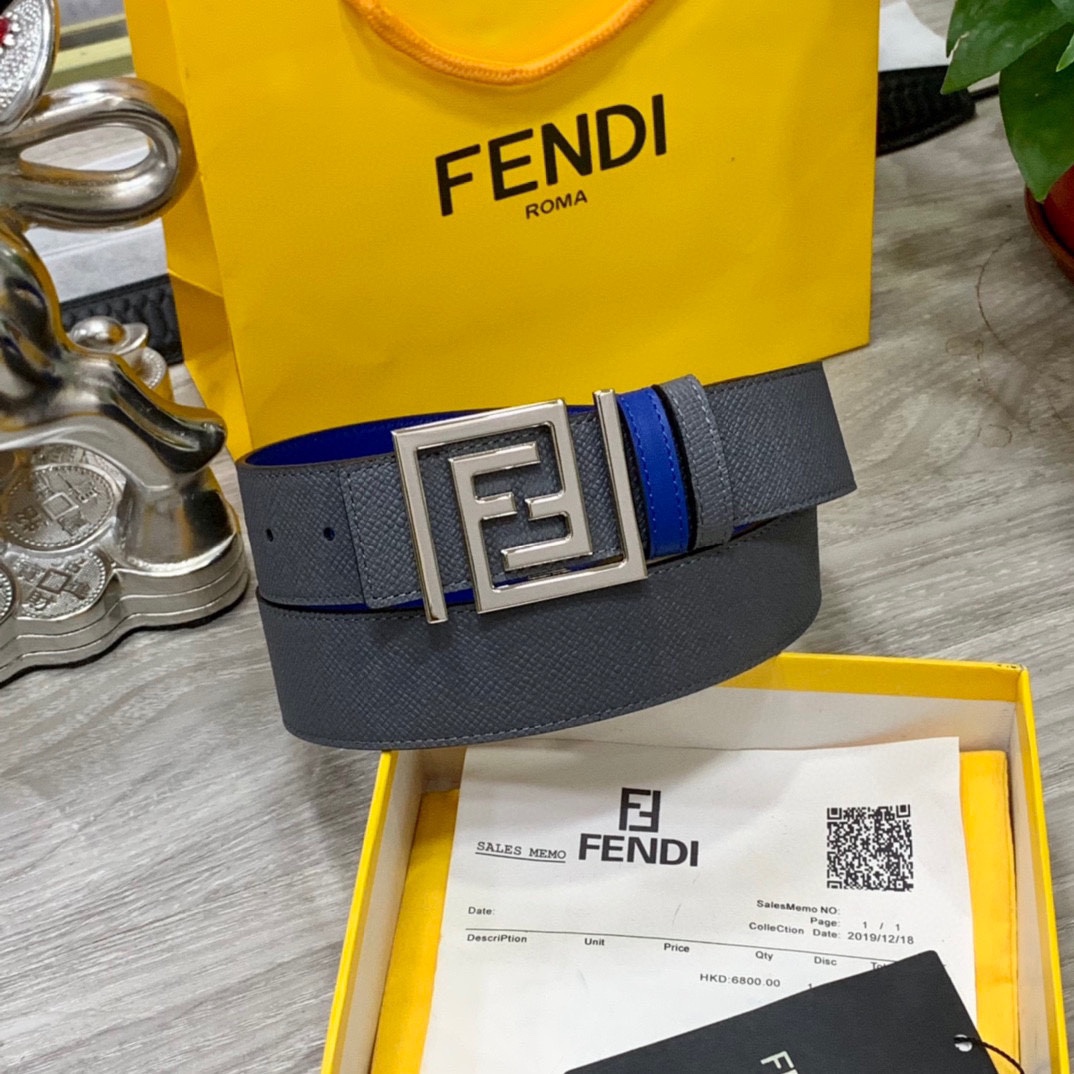 FENDI芬迪专柜同款宽4.0CM双