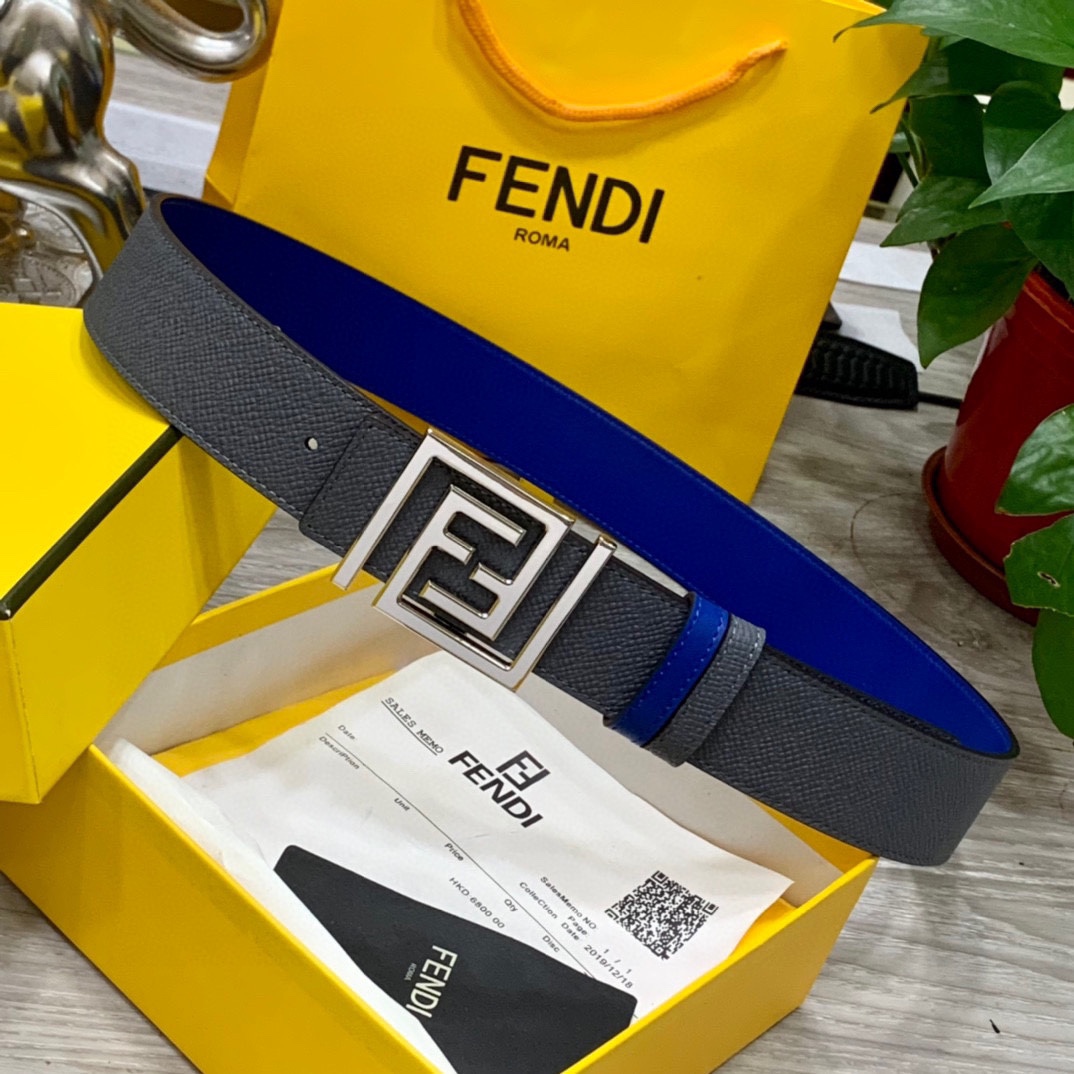 FENDI芬迪专柜同款宽4.0CM双