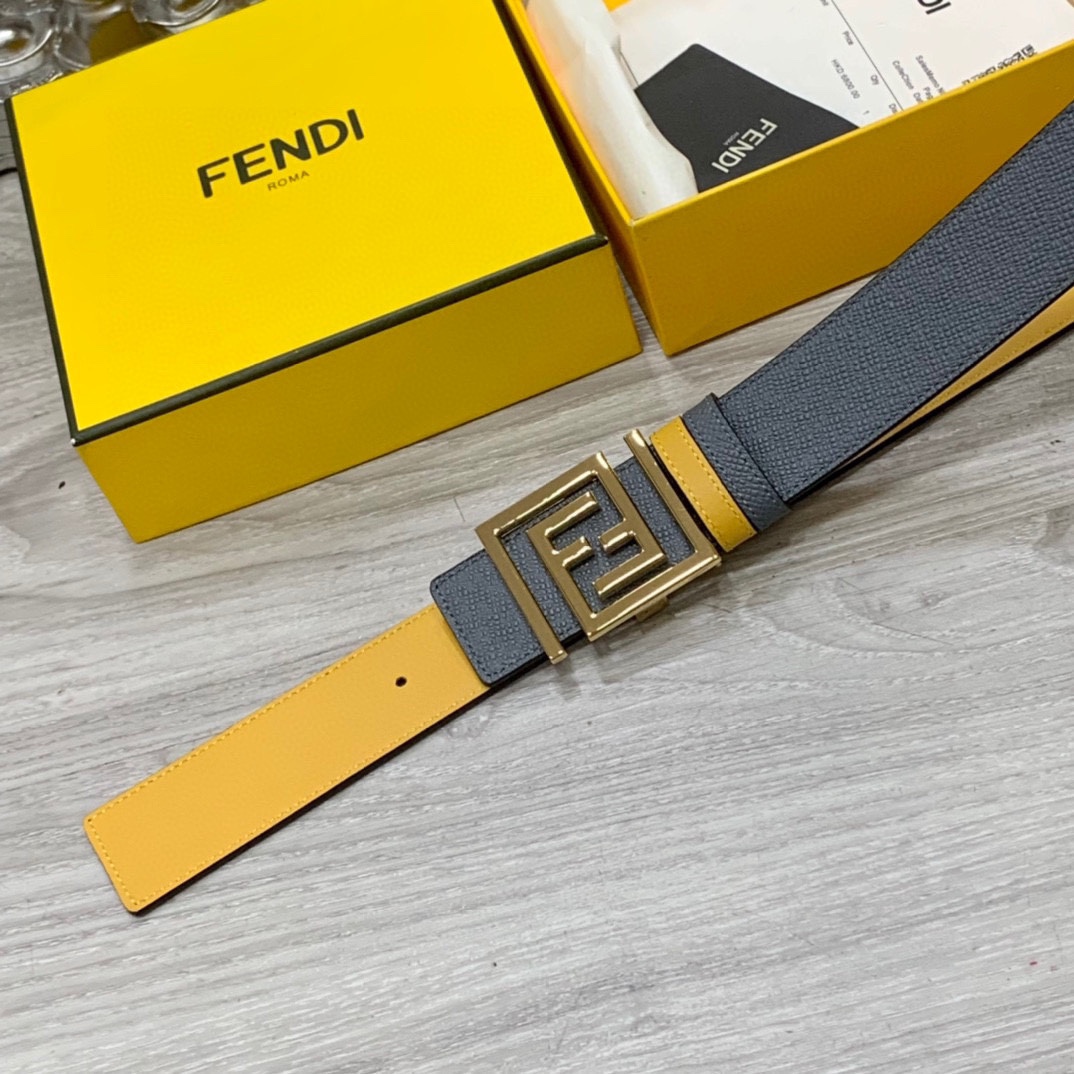 FENDI芬迪专柜同款宽4.0CM双