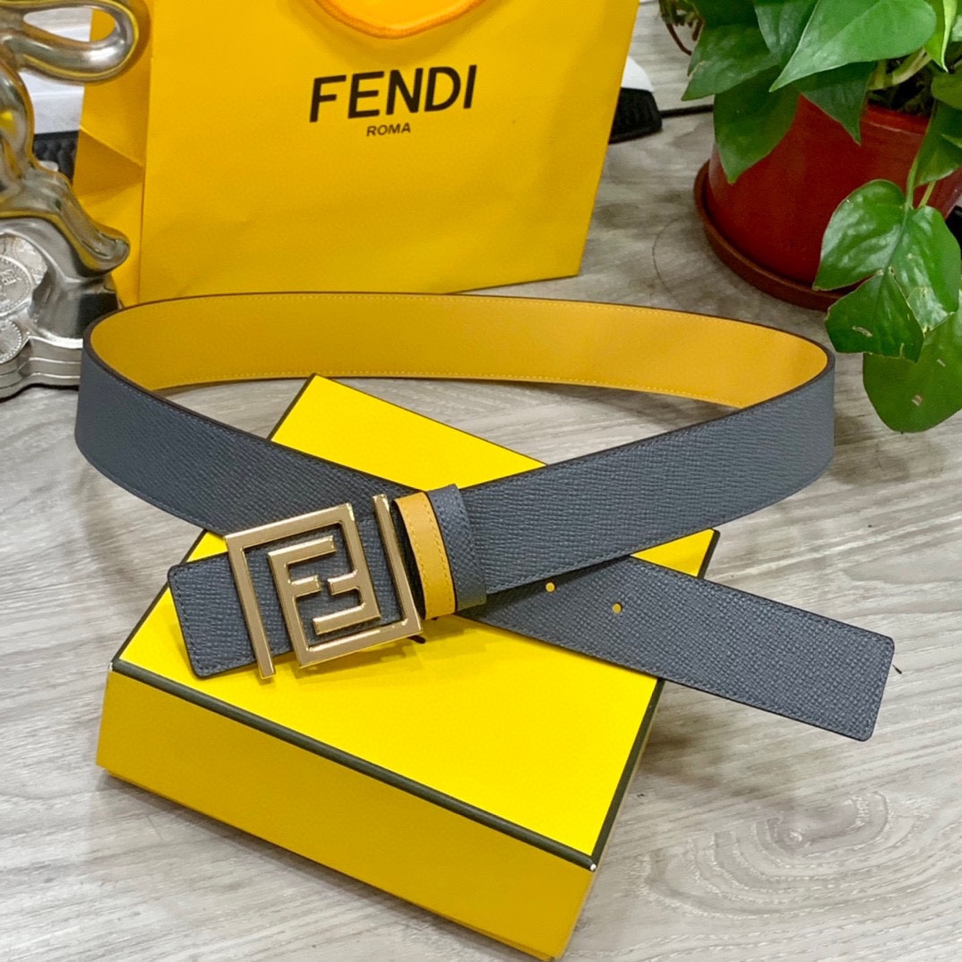 FENDI芬迪专柜同款宽4.0CM双