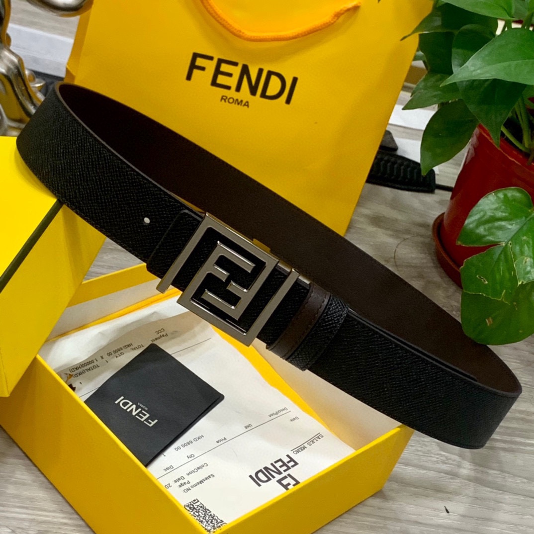 FENDI芬迪专柜同款宽4.0CM双