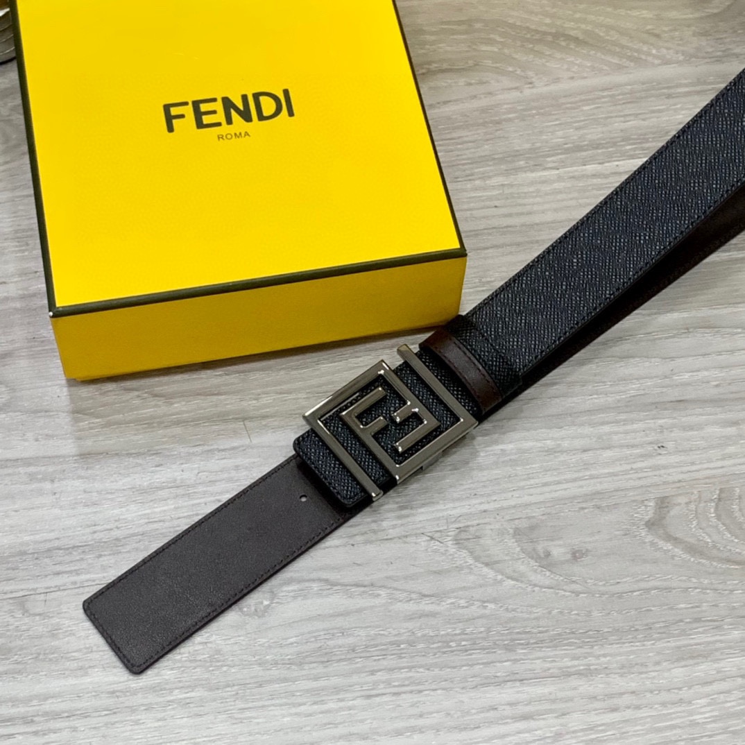 FENDI芬迪专柜同款宽4.0CM双