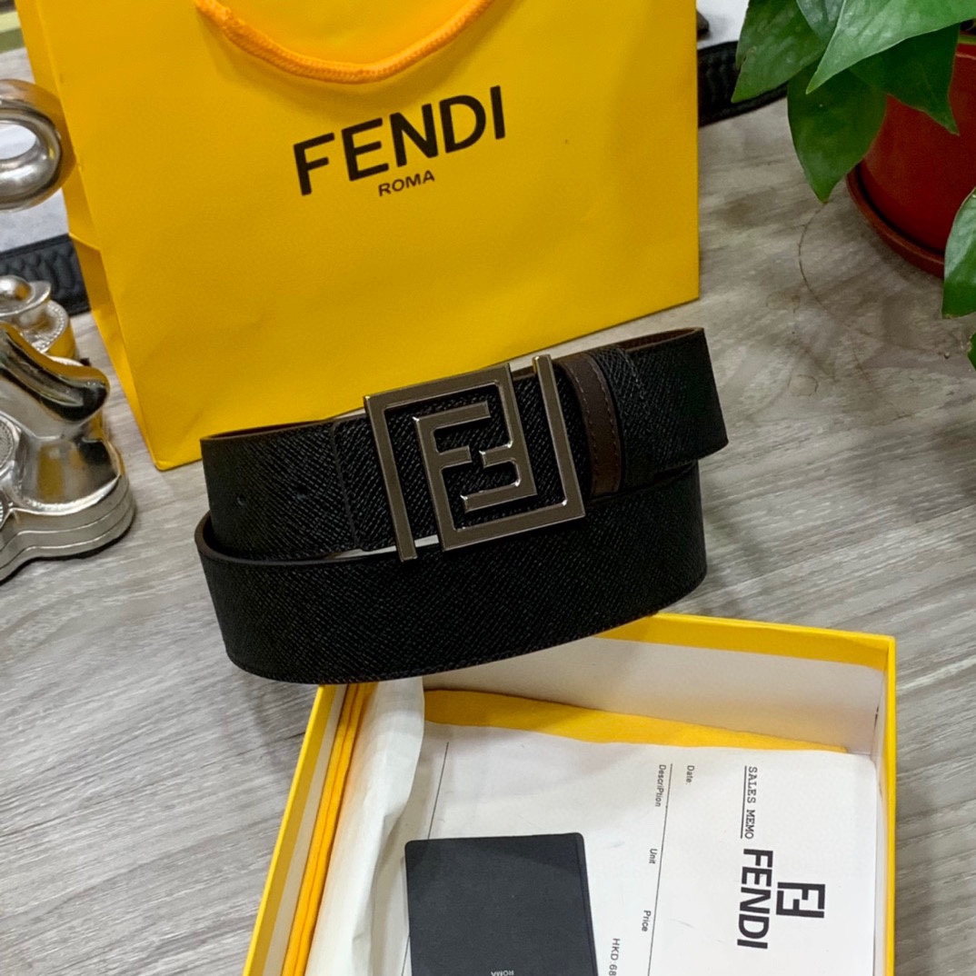 FENDI芬迪专柜同款宽4.0CM双