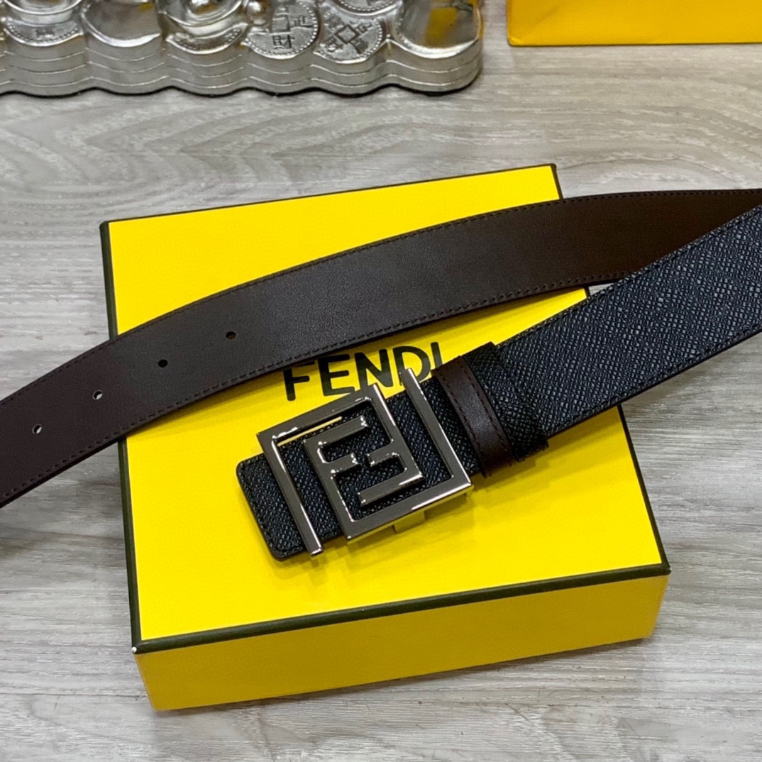 FENDI芬迪专柜同款宽4.0CM双