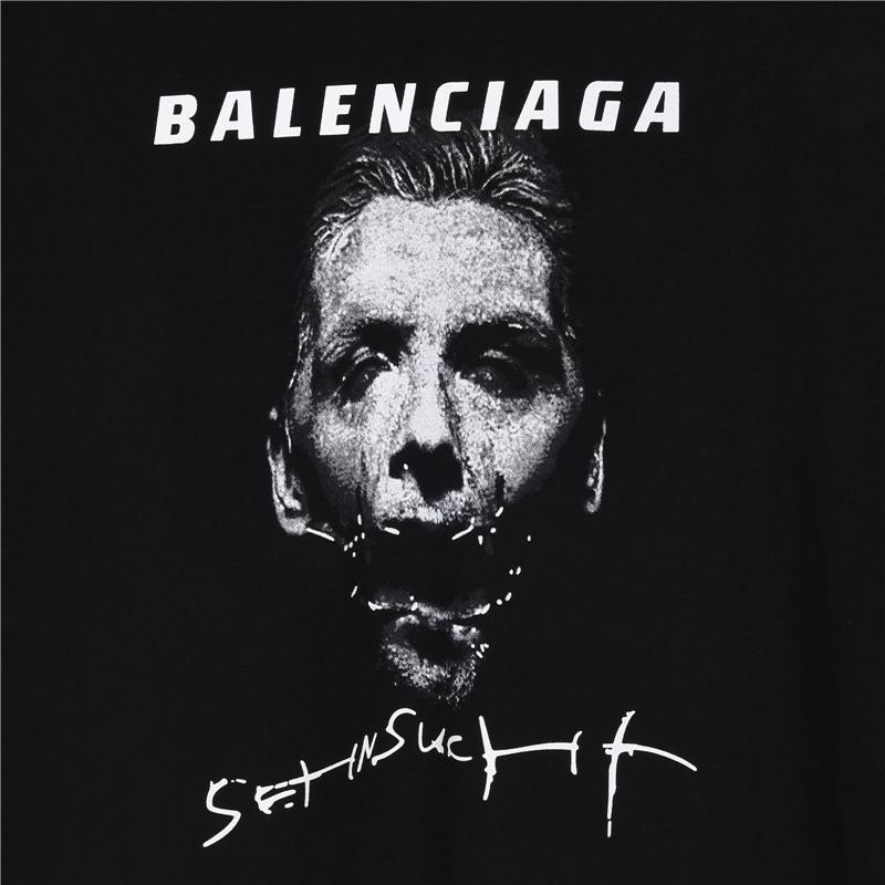 170 Balenciaga/巴黎世家23ss 德国战车丧尸数码印花短袖T恤