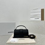 Jacquemus Crossbody & Shoulder Bags Black Gold Chamois Fall/Winter Collection Mini