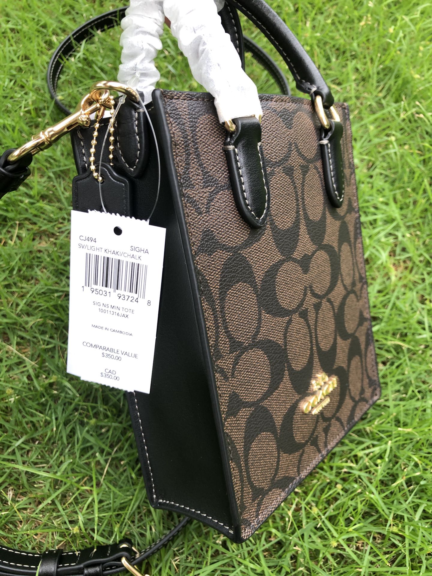 Coach Coach纯原CJ494 高品代购级 最新款小琴谱2色 最新改款 mini琴谱包