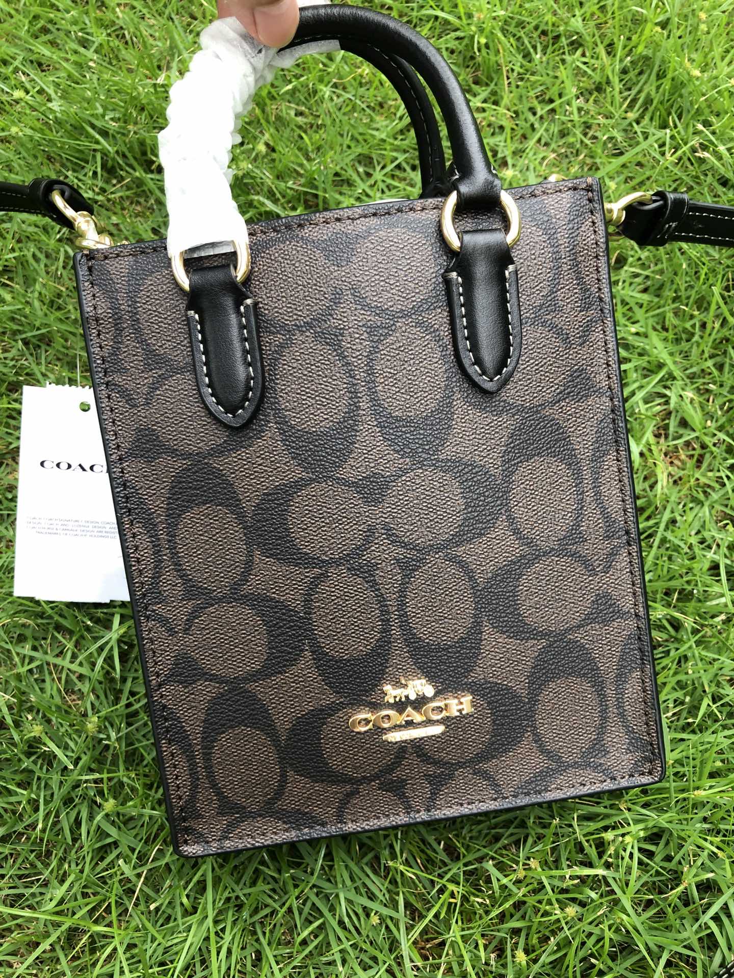 Coach Coach纯原CJ494 高品代购级 最新款小琴谱2色 最新改款 mini琴谱包