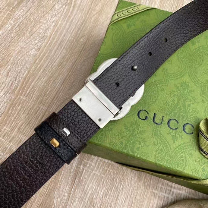 古弛GUCCl男士腰带带身采用进口牛