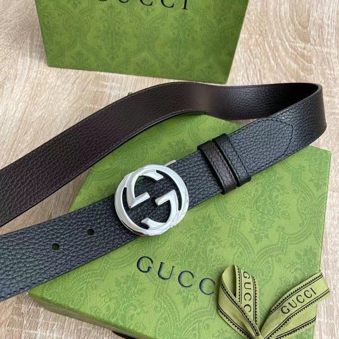 古弛GUCCl男士腰带带身采用进口牛