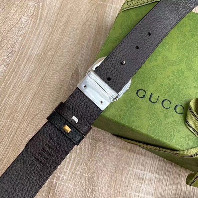 古弛GUCCl男士腰带带身采用进口牛