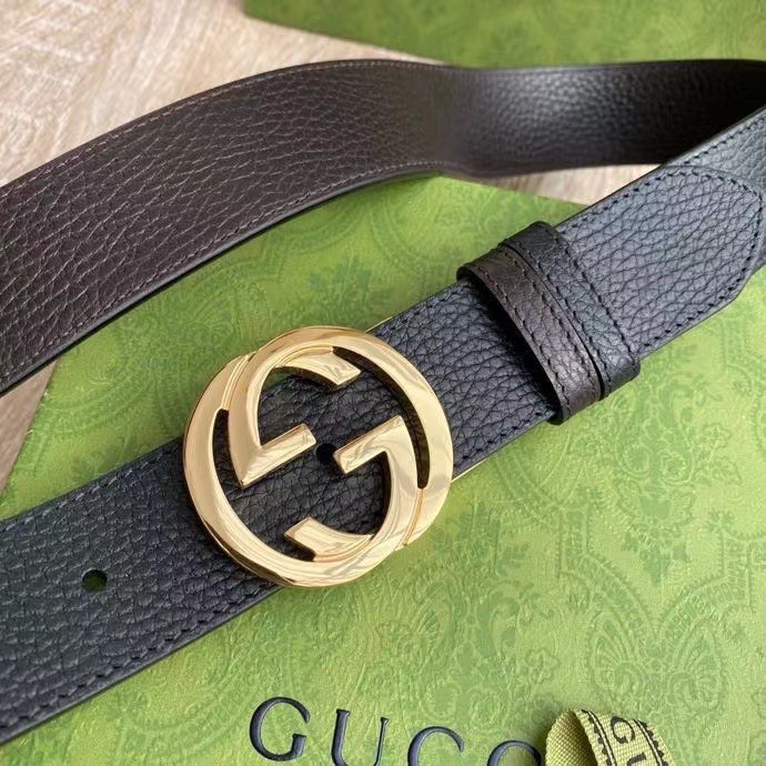 古弛GUCCl男士腰带带身采用进口牛