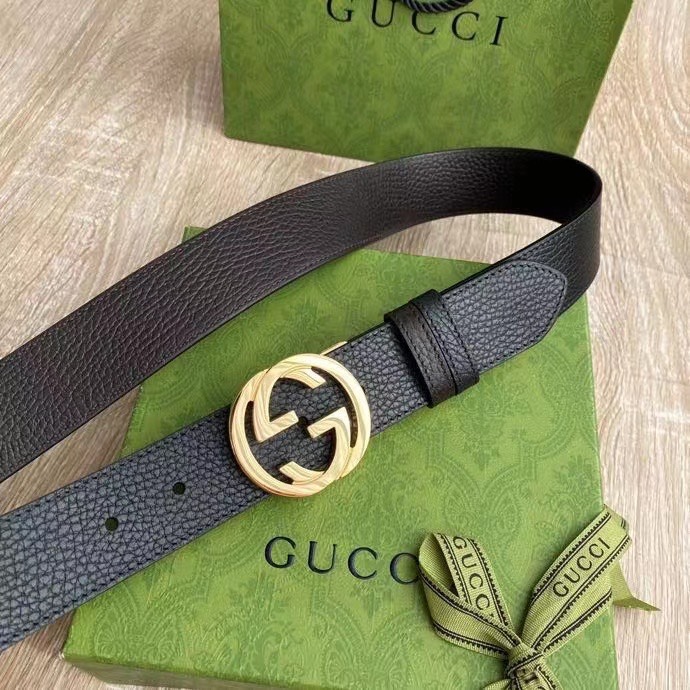 古弛GUCCl男士腰带带身采用进口牛