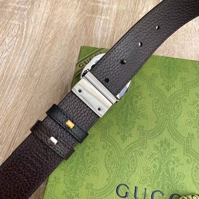 古弛GUCCl男士腰带带身采用进口牛