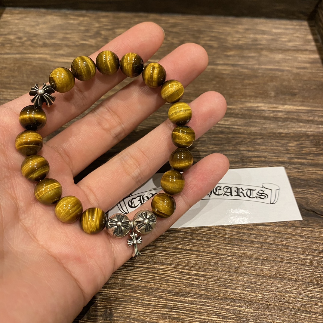 Silver bead bracelet