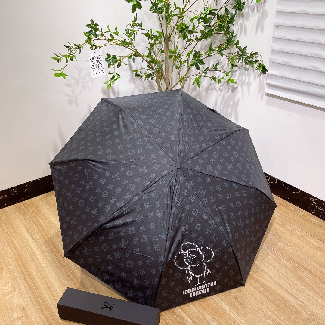 LOUISVUITTON路易威登升级版Monogram印花雨伞顶级之作夺目的公仔图案奢华与简约的完美融合