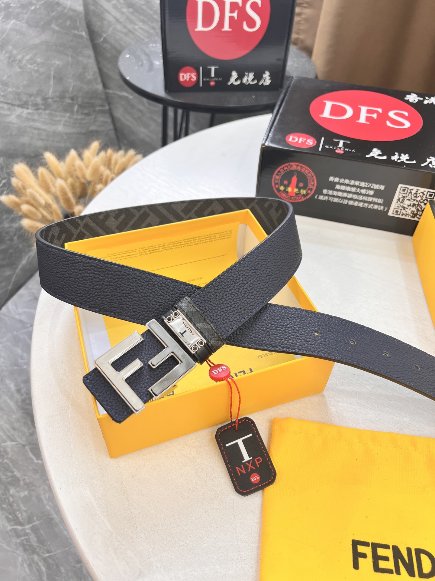 顶级皮带 香港免税T礼盒抛光五金x精钢制作 爆款在现 顶级品质 芬迪小怪兽 法国进口防水材料 荔枝头层进口皮 双面头层牛皮