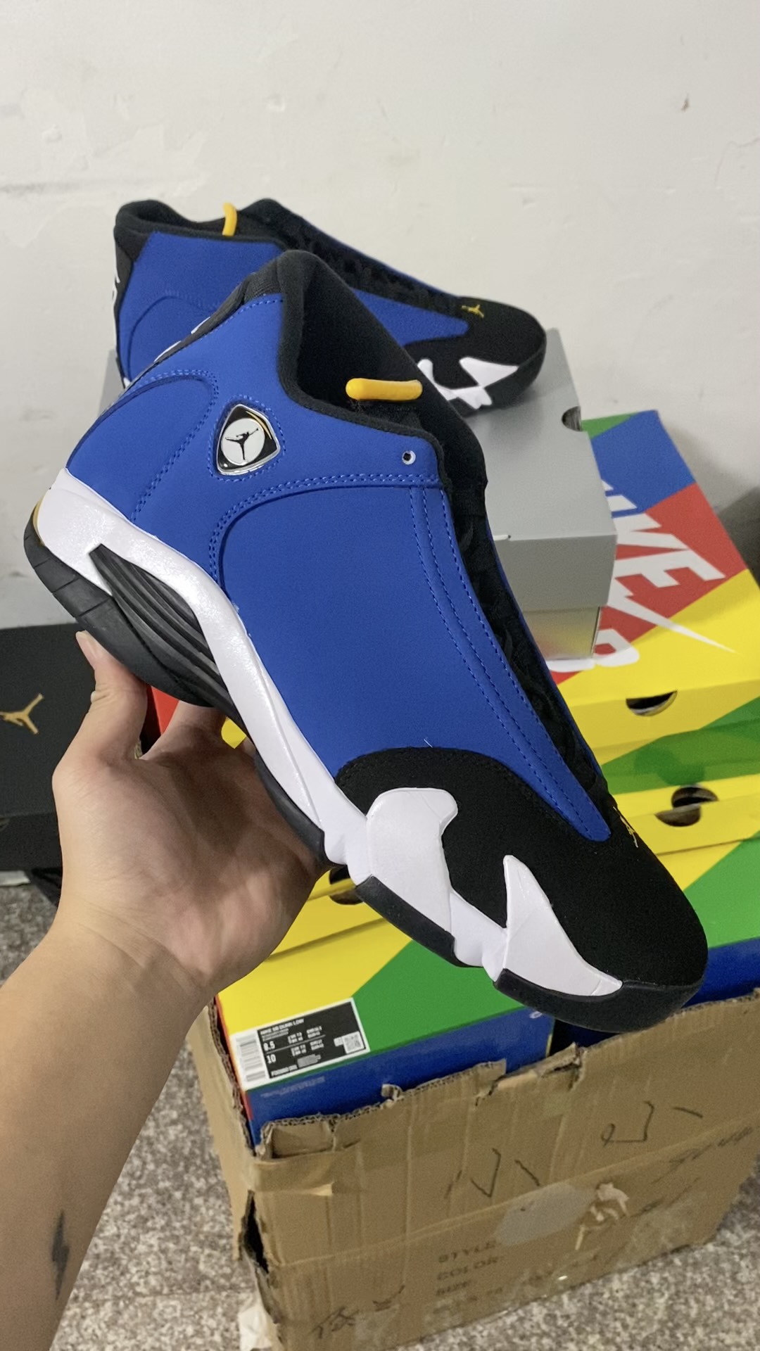 AJ14黑蓝尺码40-47.5总裁Y