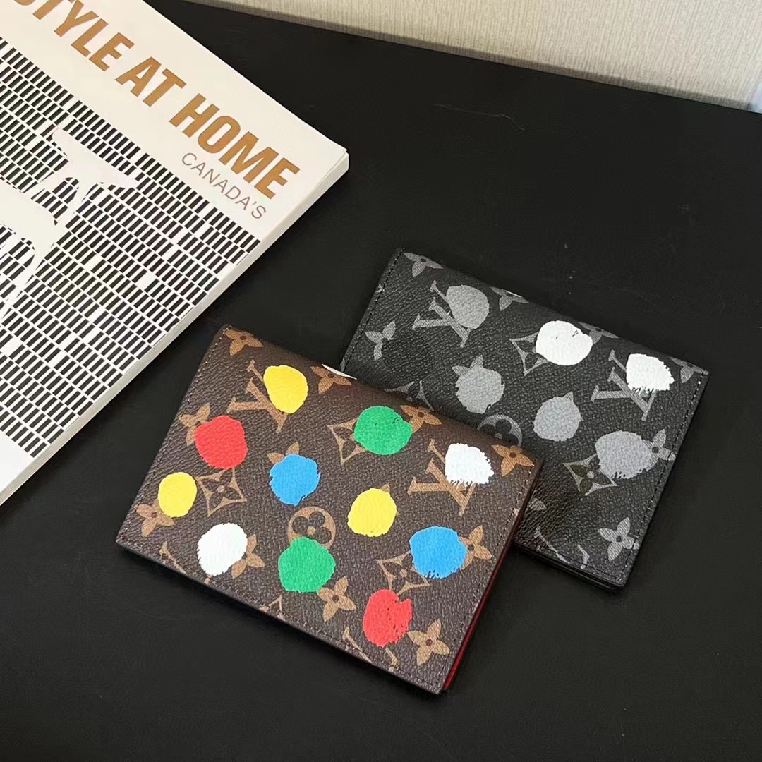 Open passport cover showing inside