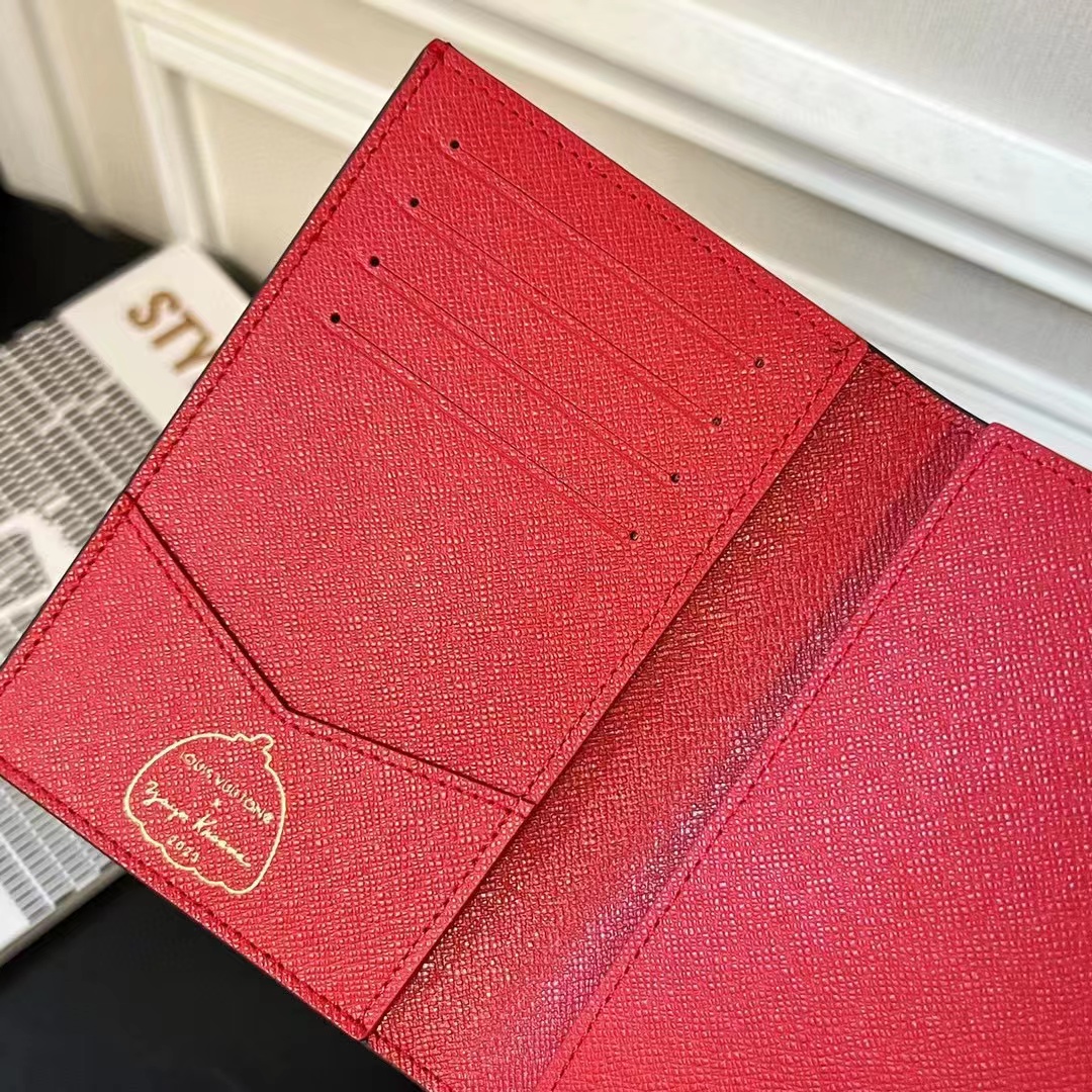 Passport cover with passport inside