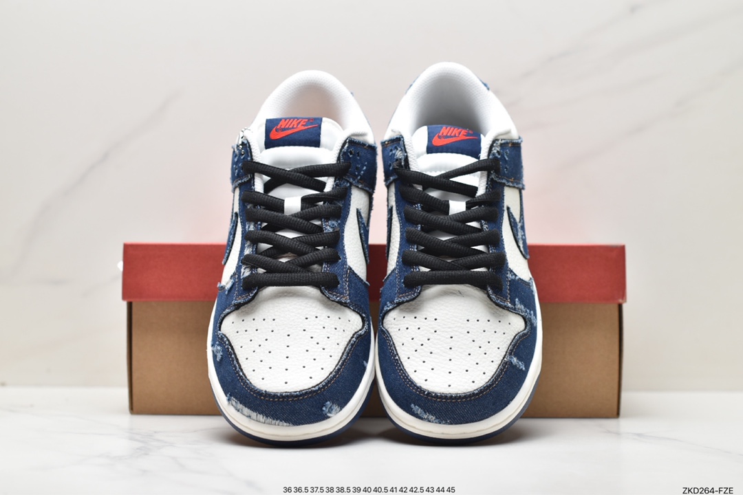 Levis co-branded Nike SB Dunk Low Levis denim ripped low-top casual sneakers LE0021-001