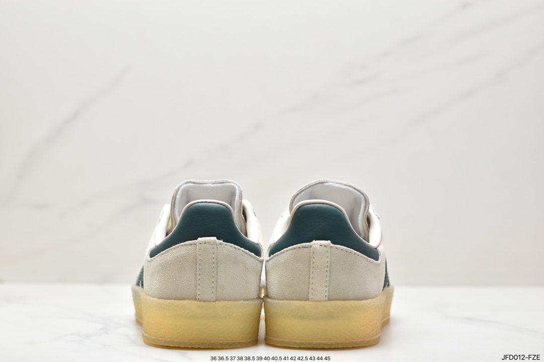 adidas SAMBA KITH CLARKS clover retro casual non-slip wear-resistant low-top sneakers ID7297