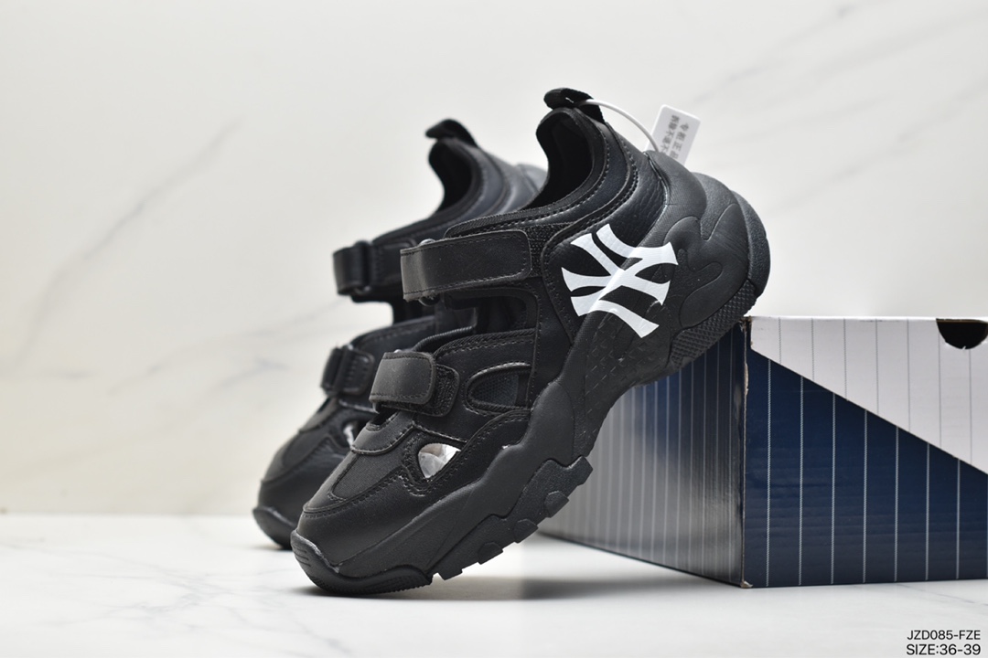 Korea Korea Limited Release NY American Football Yankees Limited x MLB Big Ball Chunky Mesh Thick-Soled Dad Jogging Shoes 