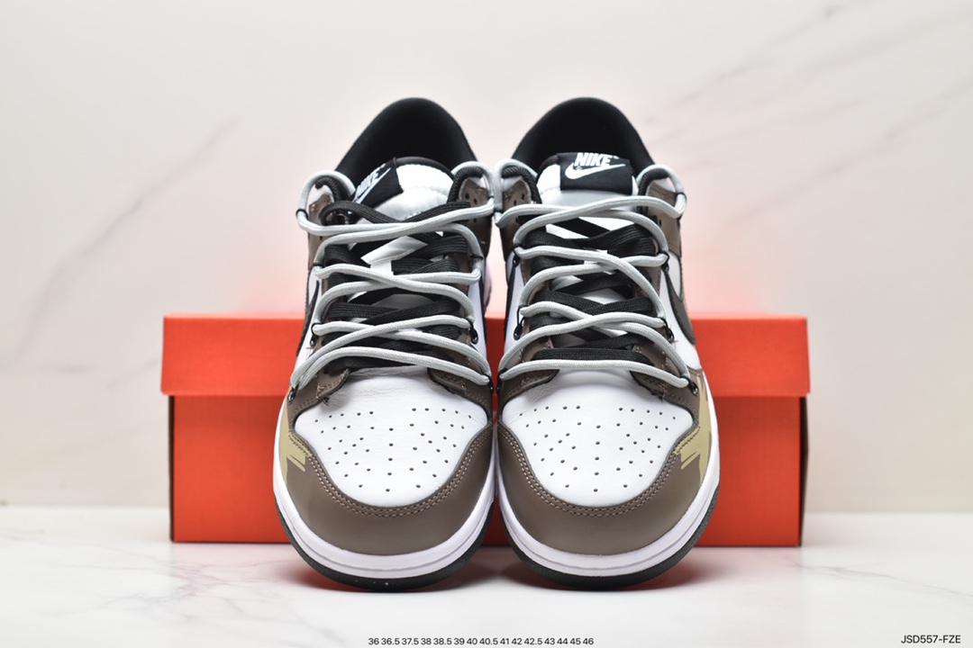 Futura x Nike Dunk Low deconstructed strap skate shoes DD1391-100