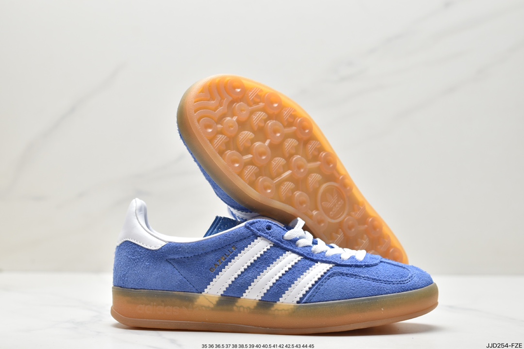 Adidas Originals Gazelle Indoor HQ8717 clover retro casual non-slip wear-resistant low-top sneakers