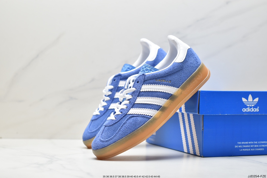 Adidas Originals Gazelle Indoor HQ8717 clover retro casual non-slip wear-resistant low-top sneakers