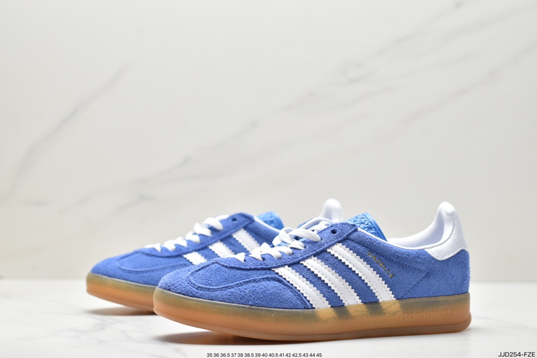 Adidas Originals Gazelle Indoor HQ8717 clover retro casual non-slip wear-resistant low-top sneakers