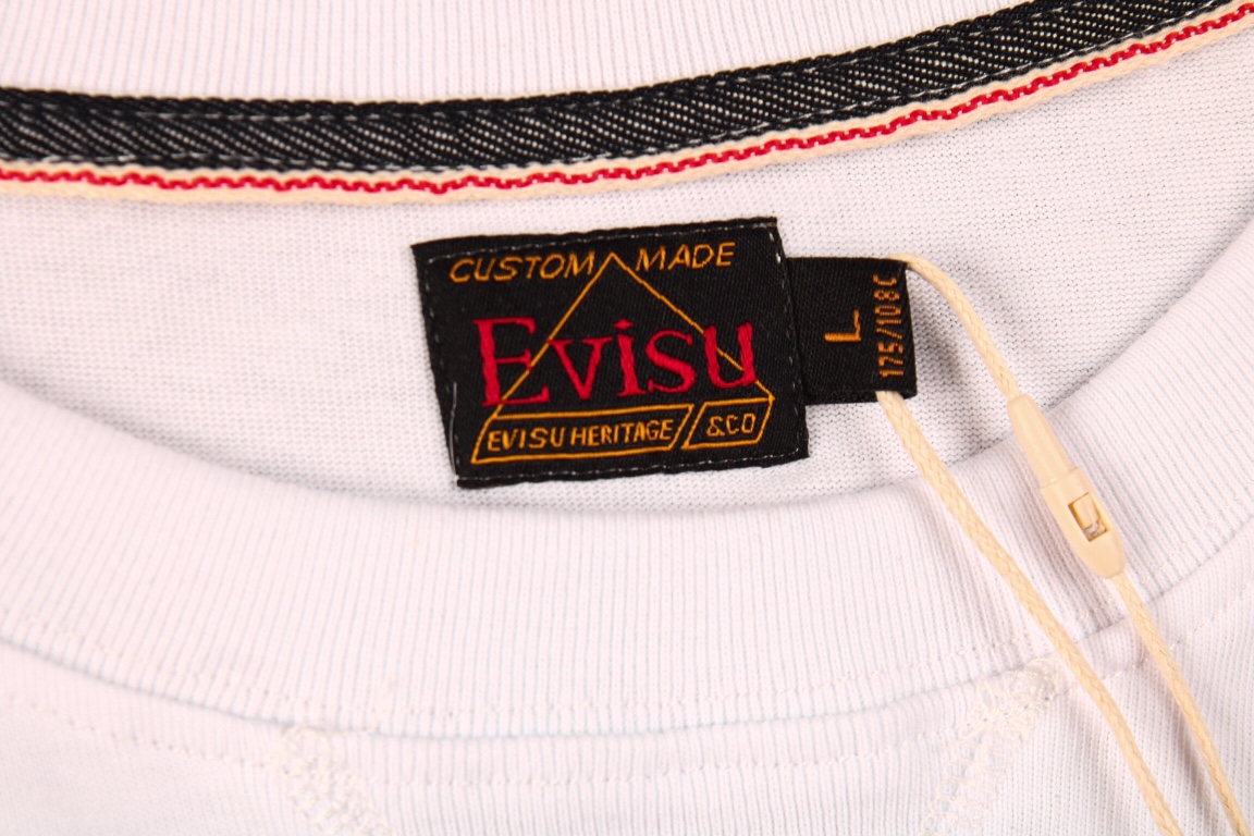 140 Evisu 23ss海鸥及Logo印花T恤