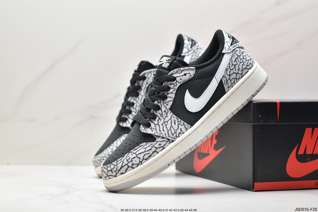 Air Jordan 1 Low OG “Neutral Grey” White Black CZ0858-001