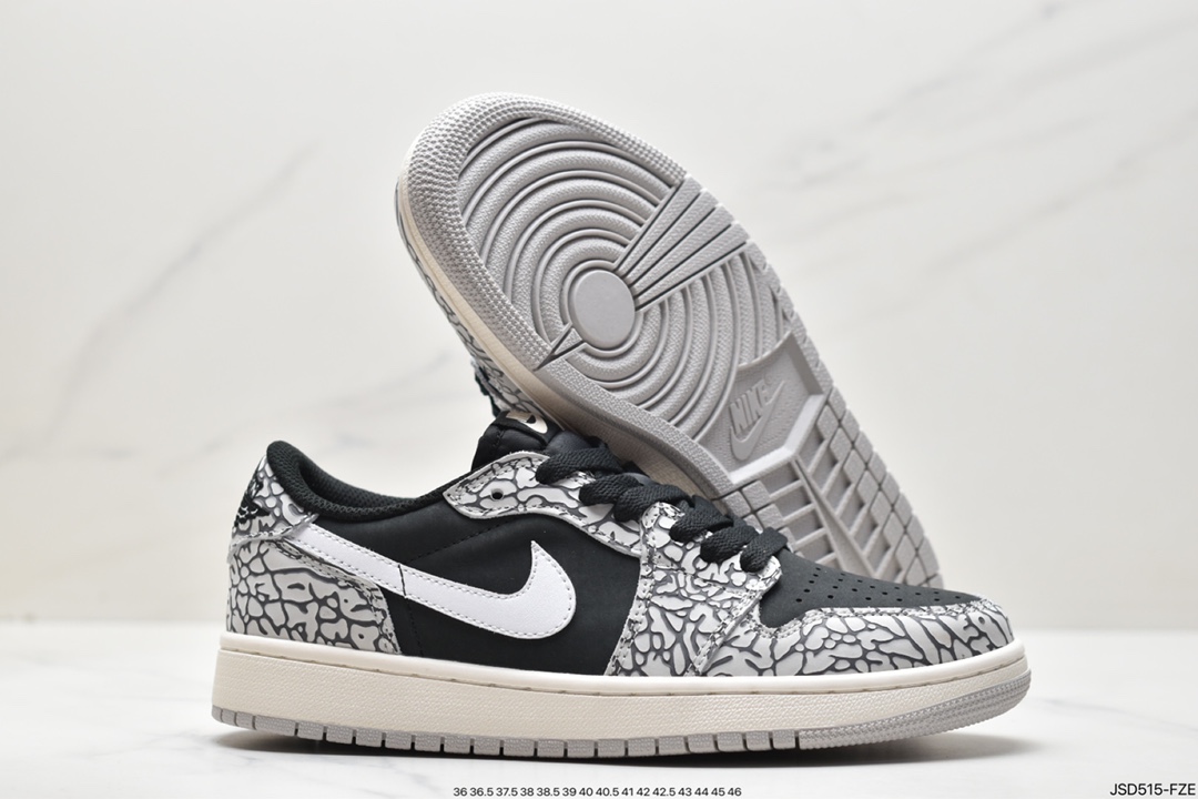 Air Jordan 1 Low OG “Neutral Grey” White Black CZ0858-001