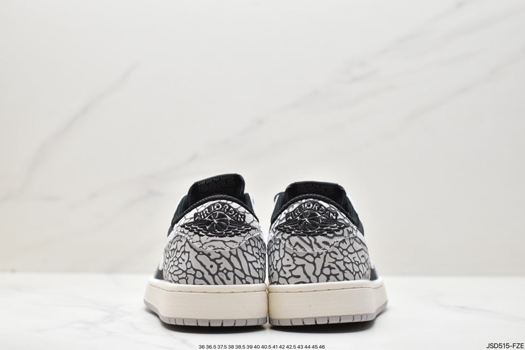 Air Jordan 1 Low OG “Neutral Grey” White Black CZ0858-001