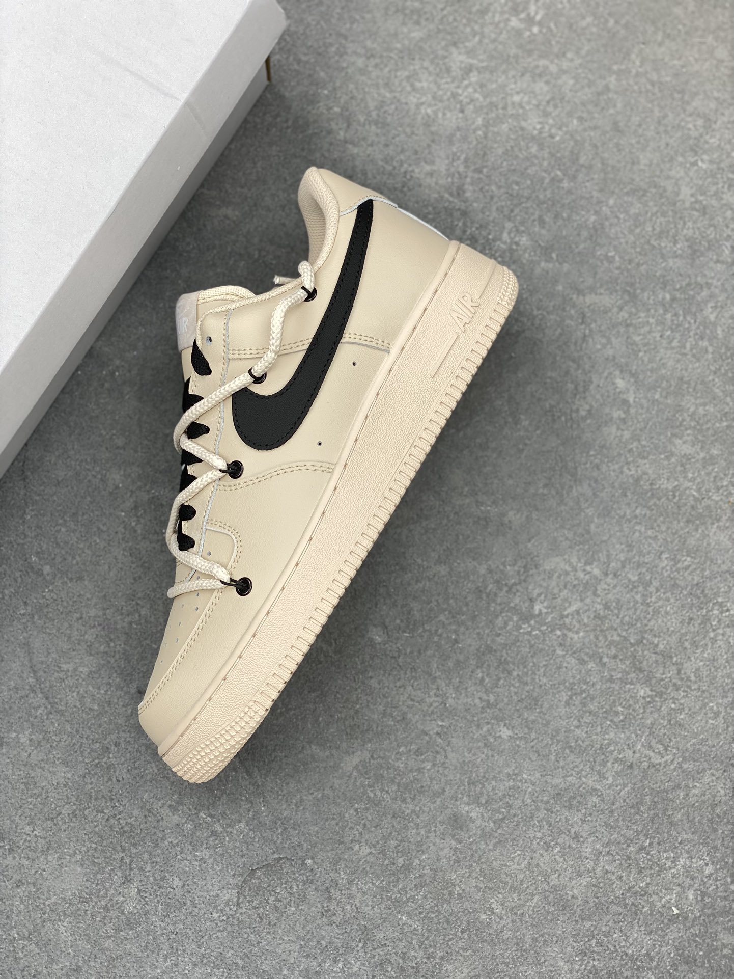 Nike Air Force 1 Low '07 Double Laces Casual Sneakers - Brown Black 8 i1684793918 5759 6