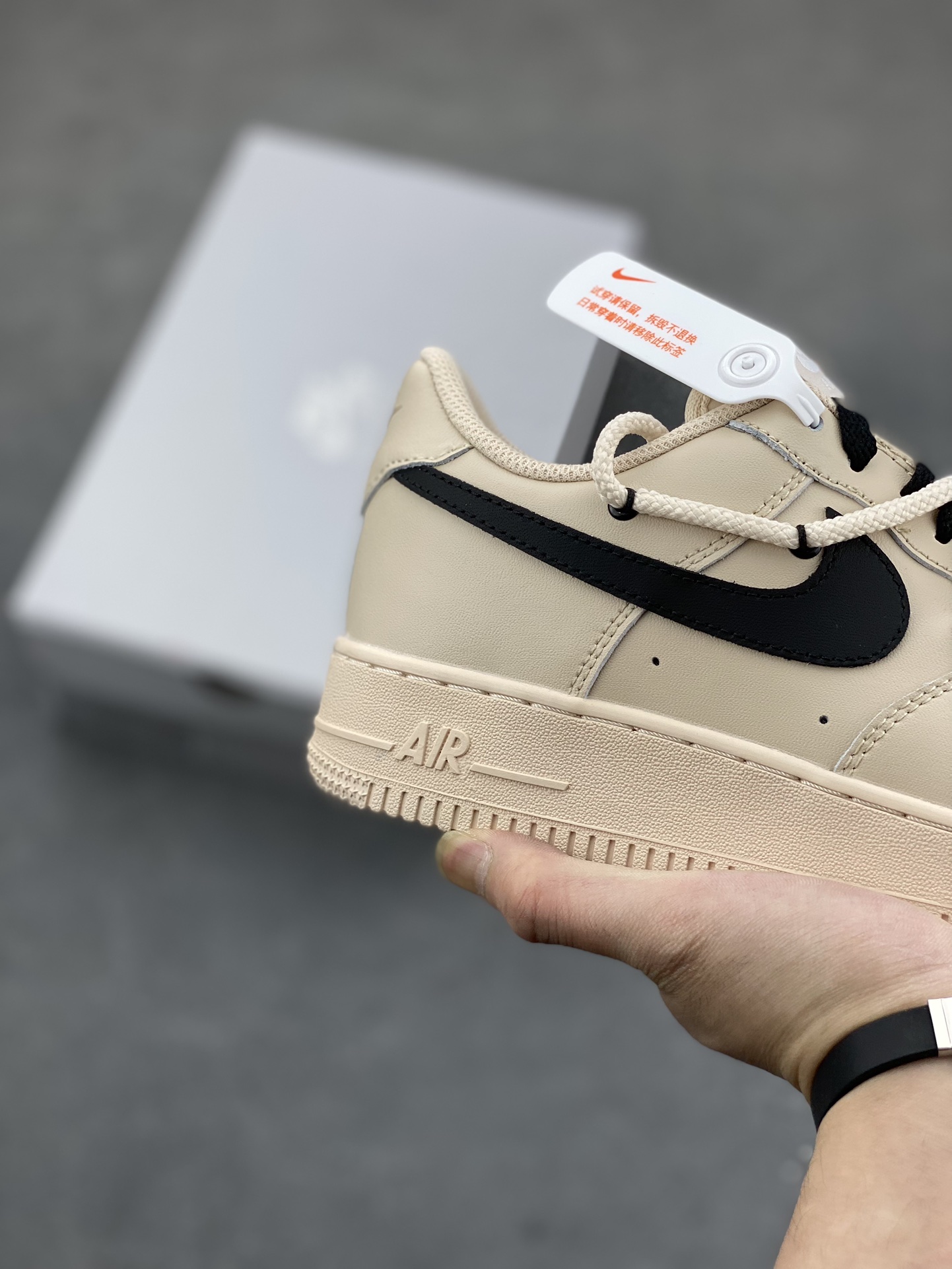 Nike Air Force 1 Low '07 Double Laces Casual Sneakers - Brown Black 6 i1684793918 6545 4