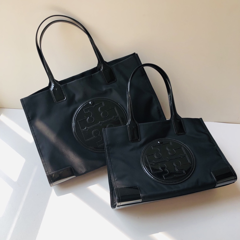 Tory Burch ～ ～新款 ，这是黑色，款号0078大号，大小号 ，新logo 新里布