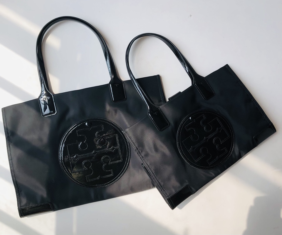 Tory Burch ～ ～新款 ，这是黑色，款号0078大号，大小号 ，新logo 新里布