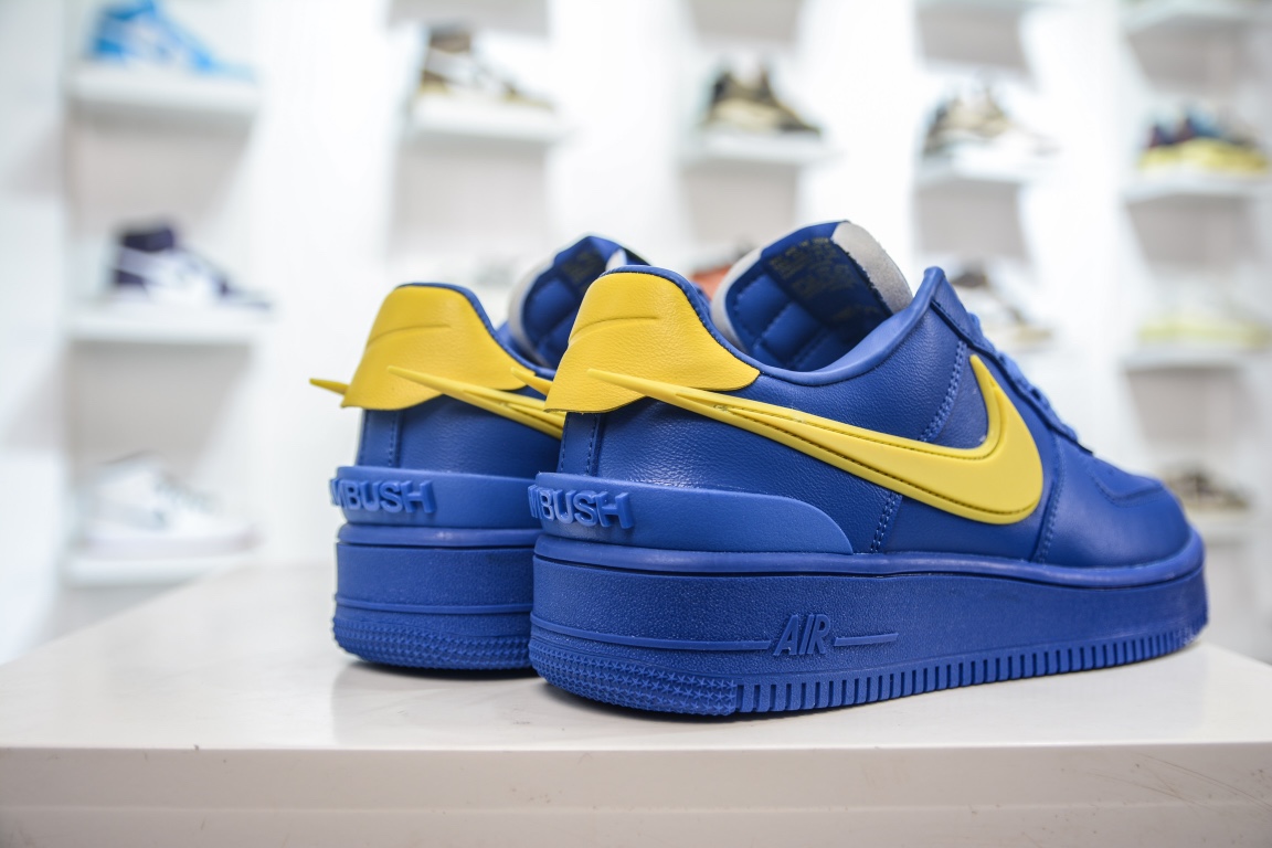 Upgraded version Ambush x Nike Air Force 1 Low blue and yellow DV3464-400