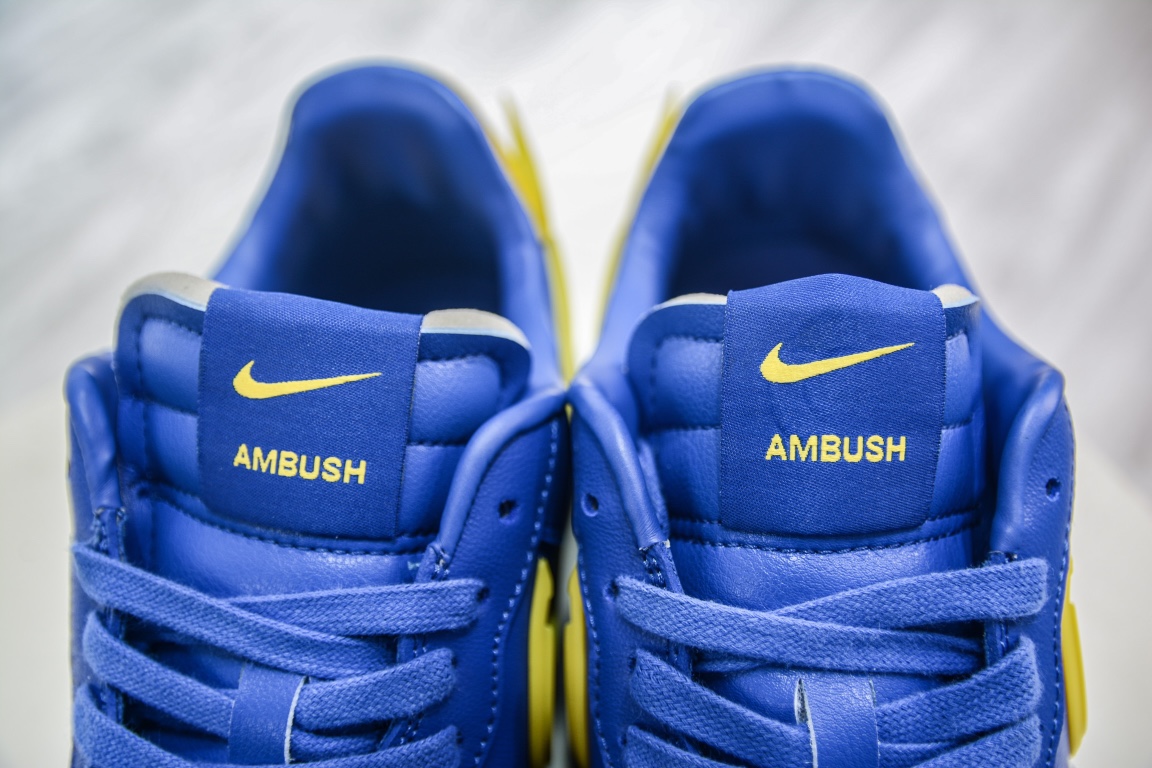 Upgraded version Ambush x Nike Air Force 1 Low blue and yellow DV3464-400