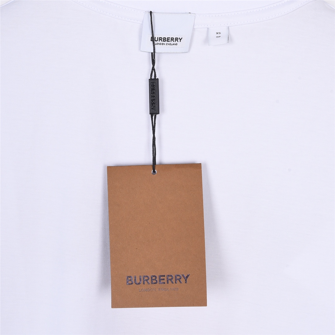 160 Burberry巴宝莉23ss秀场限定款公仔熊印花短袖