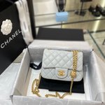 Chanel Crossbody & Shoulder Bags Grey Chains