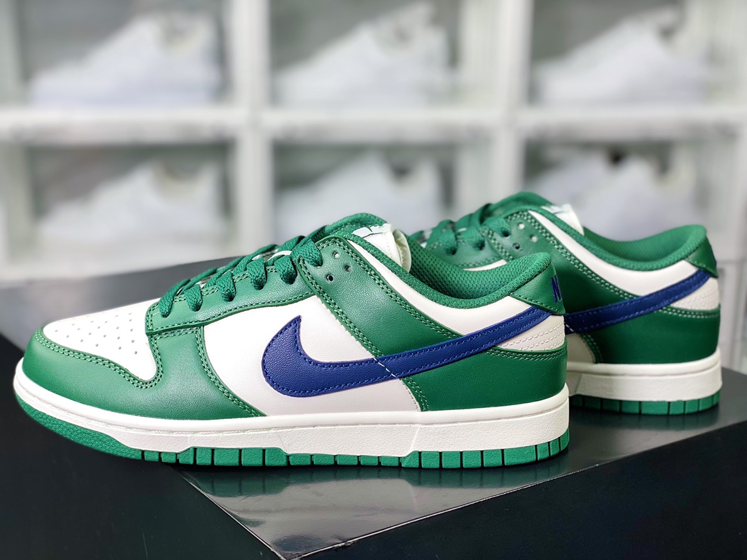 SB Dunk Low ”Gorge Green/Navy” dunk series low-top sneakers ”retro green white night blue” DD1503-300