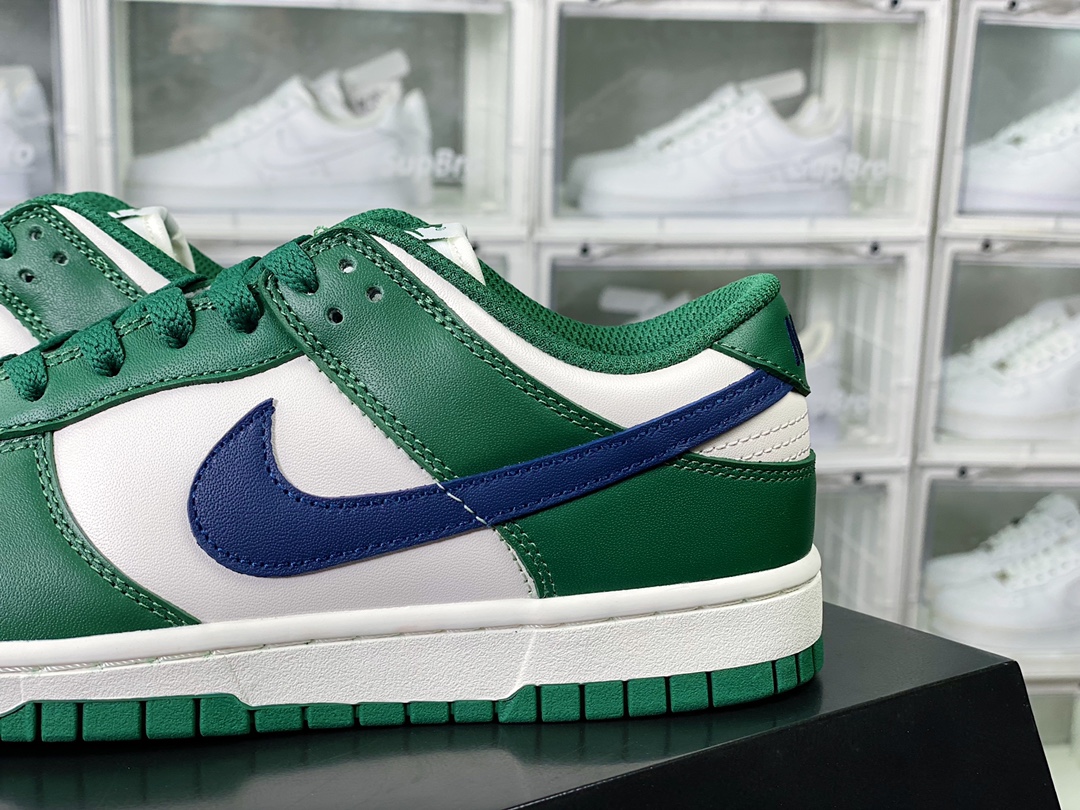 SB Dunk Low ”Gorge Green/Navy” dunk series low-top sneakers ”retro green white night blue” DD1503-300