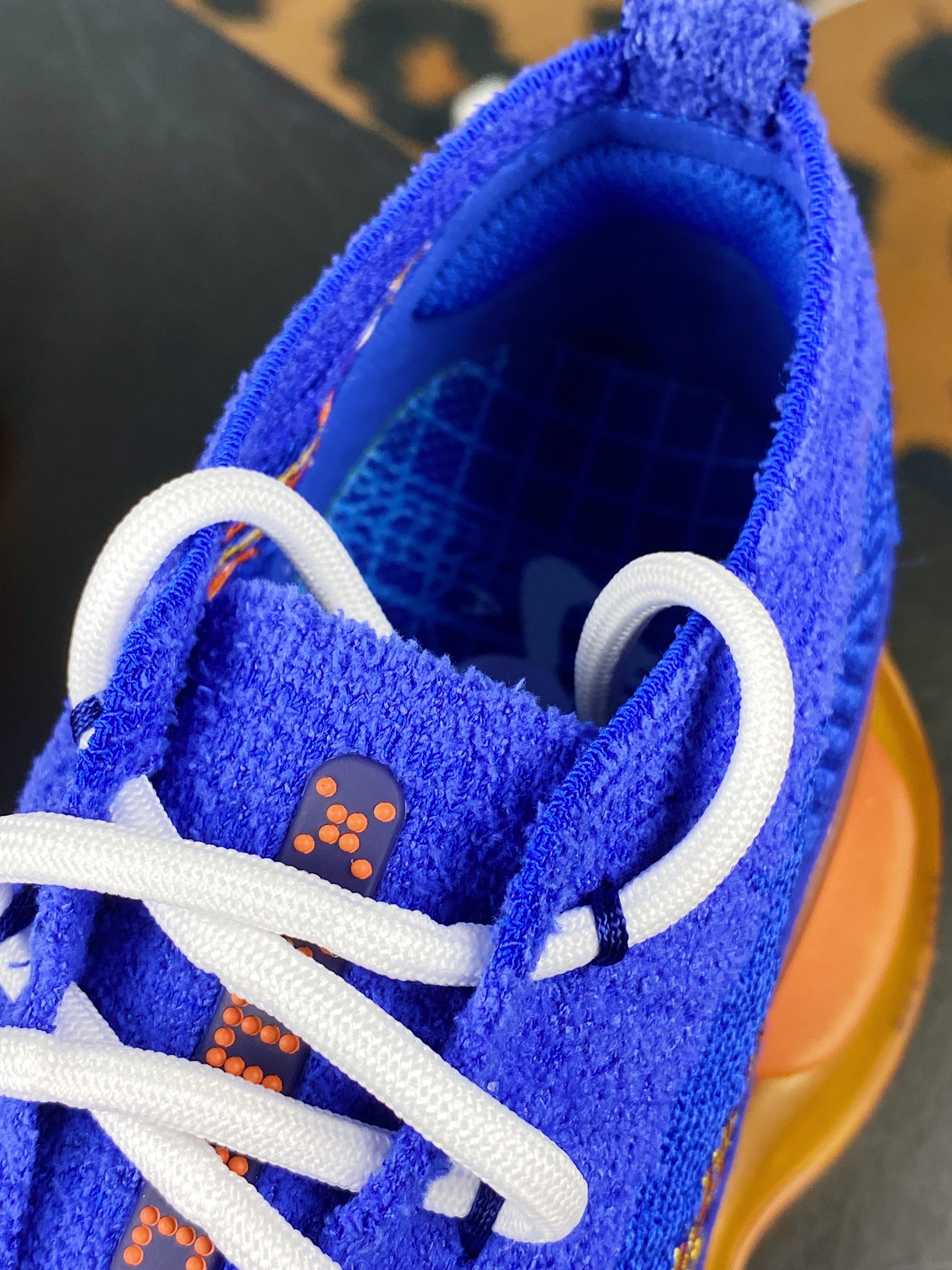 Air Max Scorpion Flyknit SE ”M. Frank Rudy” Scorpion Series 2022 Super Large Cushion Jogging Shoes ”Knitted Knitted Royal Blue Orange” DX4768-400