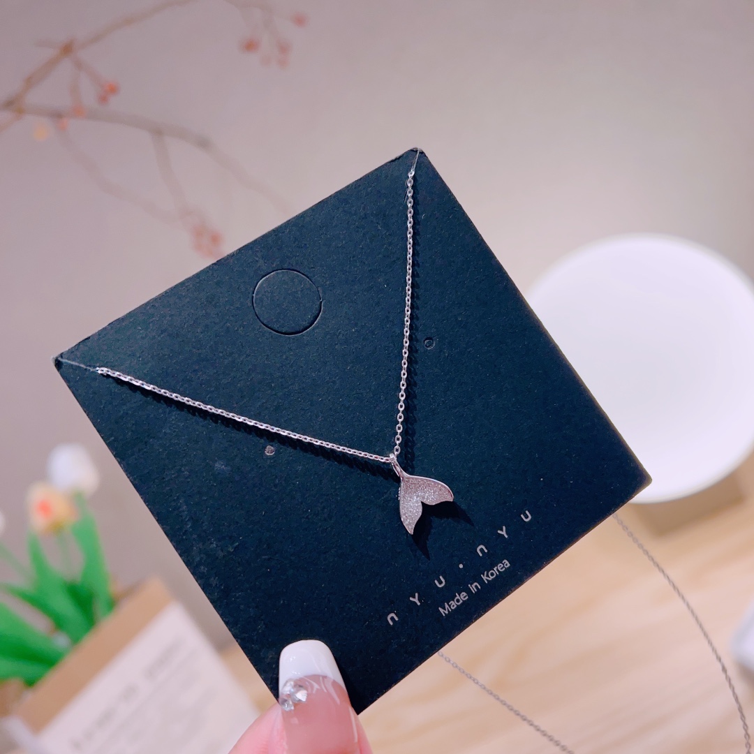 Low Allergy Silver Necklace Romantic Spring Festival Gold